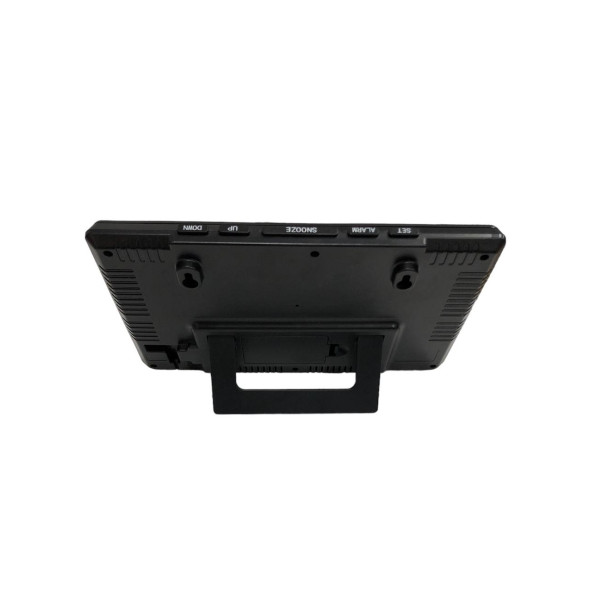 Enarose Dijital Alarmlı Pilli Masa Saati E1708 Black - 3