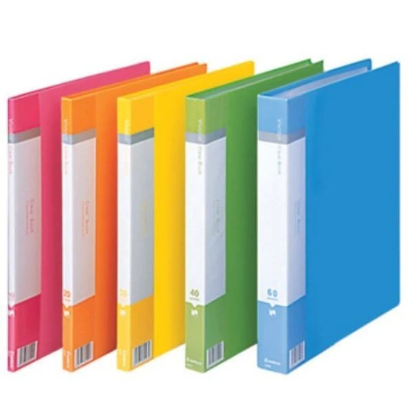 Comix Katalog (Sunum) Dosyası Pastel 20 Li Pastel Renk Sunum Dosyası (Karışık Renk 1 Adet)
