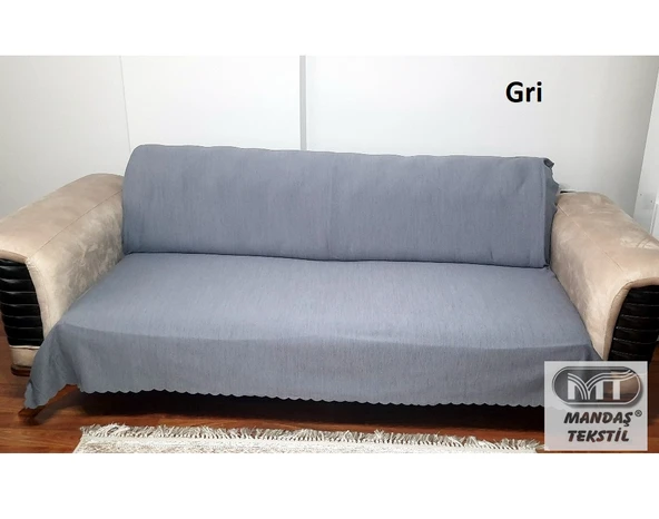 Mandaş Şönil Çift Taraflı Kaymaz Koltuk-Çekyat Örtüsü (170x210) - 5