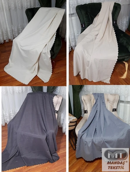 Mandaş Şönil Çift Taraflı Kaymaz Koltuk-Çekyat Örtüsü (170x210)