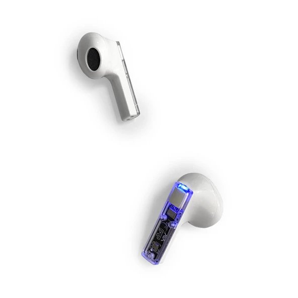 HEPU HP653 TWS Kablosuz Kulak İçi Bluetooth Kulaklık Şeffaf Tasarım - 3