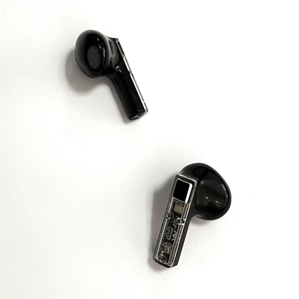 HEPU HP653 TWS Kablosuz Kulak İçi Bluetooth Kulaklık Şeffaf Tasarım - 6