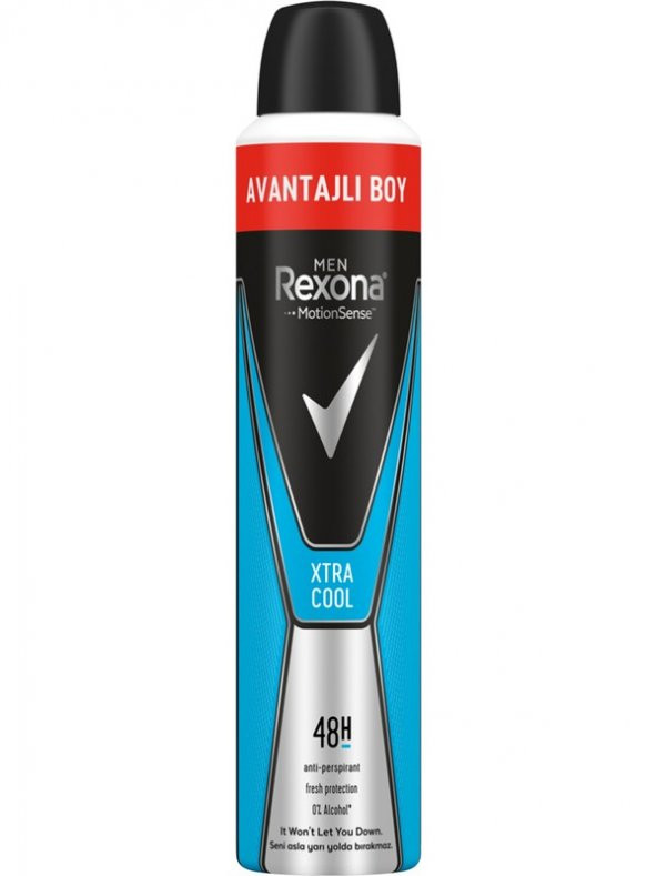 Rexona Erkek Sprey Deodorant Xtra Cool Antiperspirant Avantajlı Boy 200 ml - 3