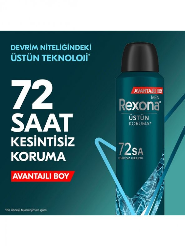 Rexona Erkek Deodorant Xtra Cool 72 Saat Kesintisiz Üstün Koruma 200 Ml - 2