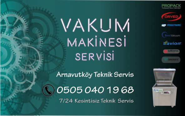 Arnavutköy Vakum Makine Servisi