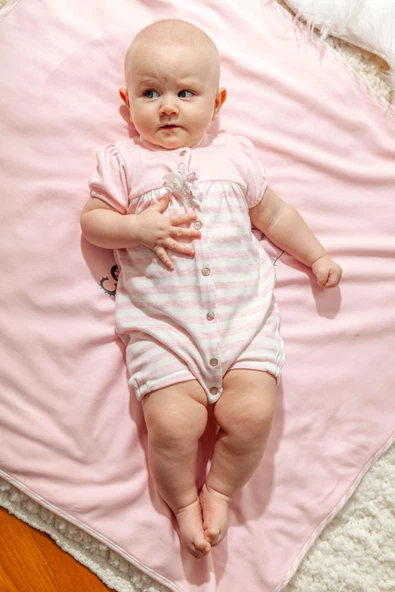 Barbatöz Kız Bebek Bayramlık Tulum 12666 - Resim 3