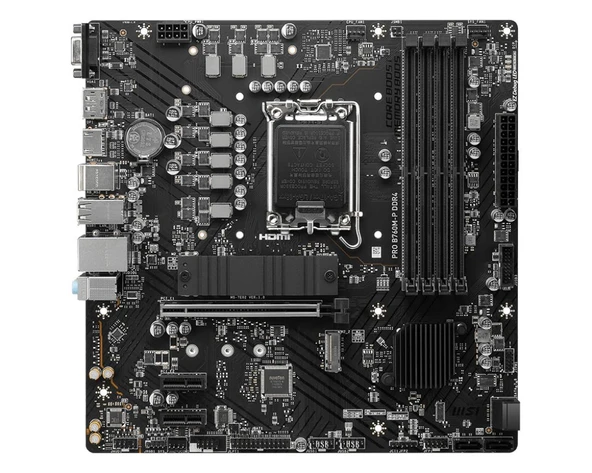 MSI PRO B760M-P DDR4 4800(OC) DDR4 HDMI DP M.2 ATX 1700p - 2