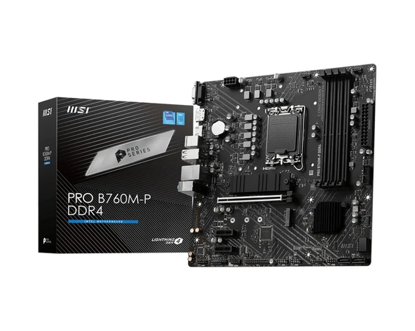 MSI PRO B760M-P DDR4 4800(OC) DDR4 HDMI DP M.2 ATX 1700p