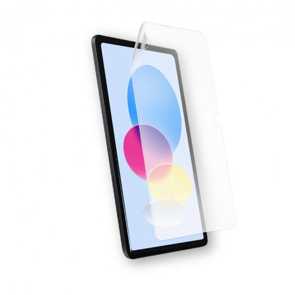 KNY Apple İpad 10.9 2022 10. Nesil İçin Kağit Hissi Veren Mat Paper Like Ekran Koruyucu Şeffaf