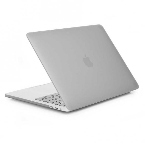 KNY Apple Macbook Pro 13.3 İnç 2022 M2 İçin Msoft Mat Ön Arka Koruyucu Kapak Şeffaf