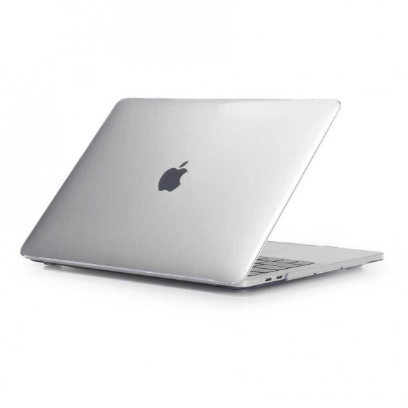 KNY Apple Macbook New Pro 13.3 İnç İçin Msoft Kristal Ön Arka Koruyucu Kapak Şeffaf