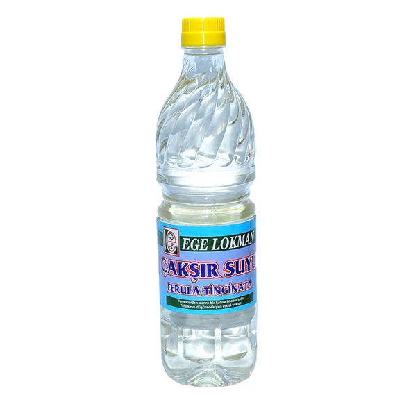 Ege Lokman Doğal Çakşır Suyu Ferula Tinginata Litrelik Pet Şişe 1L