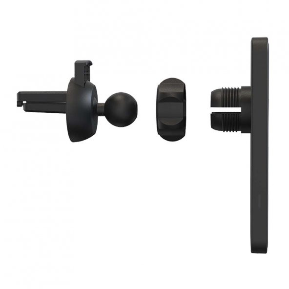 LinkTech W517 Magsafe Uyumlu 15W Kablosuz Şarj Araç İçi Telefon Tutucu - 4