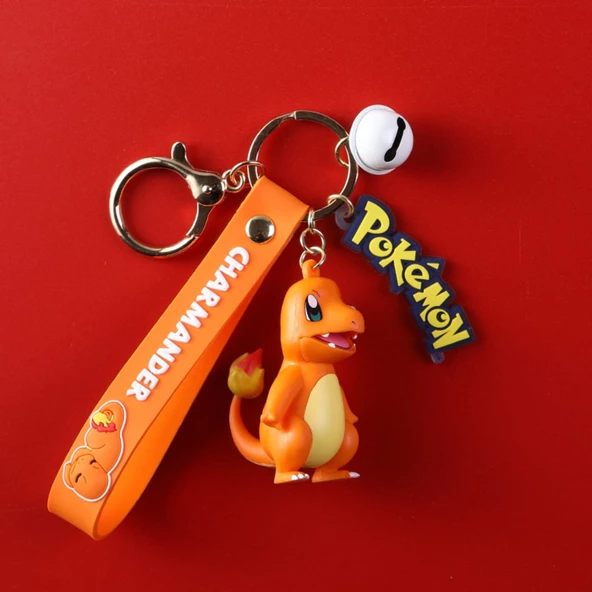 Pokemon Orijinal Lisanslı Anahtarlık Charmander