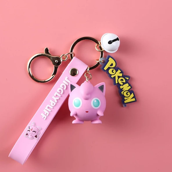 Pokemon Orijinal Lisanslı Anahtarlık Jigglypuff