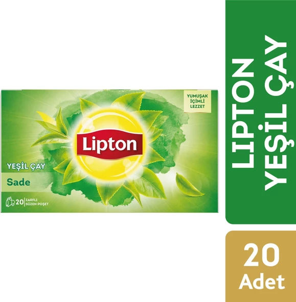 Lipton Yeşil Çay Sade Bitki Çayı 2li Paket - 2