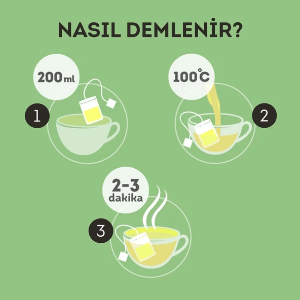 Lipton Yeşil Çay Sade Bitki Çayı 2li Paket - 5