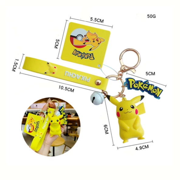 Pokemon Orijinal Lisanslı Anahtarlık Squirtle - 4