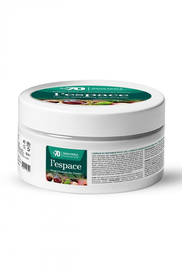 Lespace 70 Yoğun Etkili At Kestanesi Jel Krem 200 ml