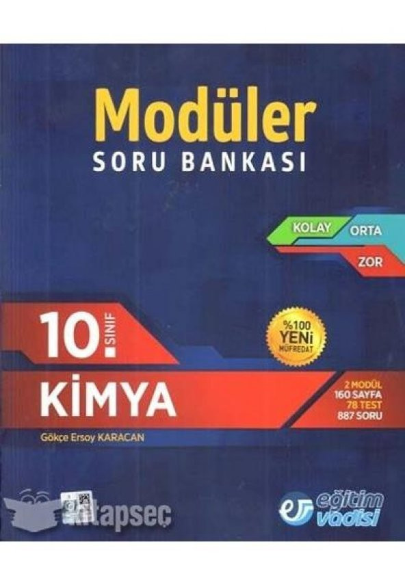 10. Sınıf Kimya Modüler Soru Bankası Eğitim Vadisi