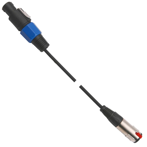 Powermaster LD384 Specon Erkek Canon Dişi Çevirici Dönüştürücü Ses Kablosu Soketli 1 Metre