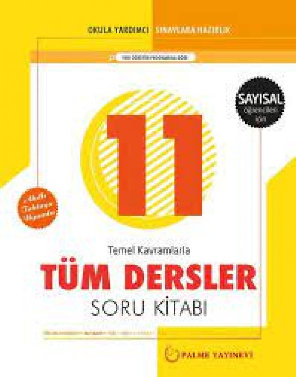 Palme -11.Sınıf Tüm Dersler Soru (Sayısal)2019
