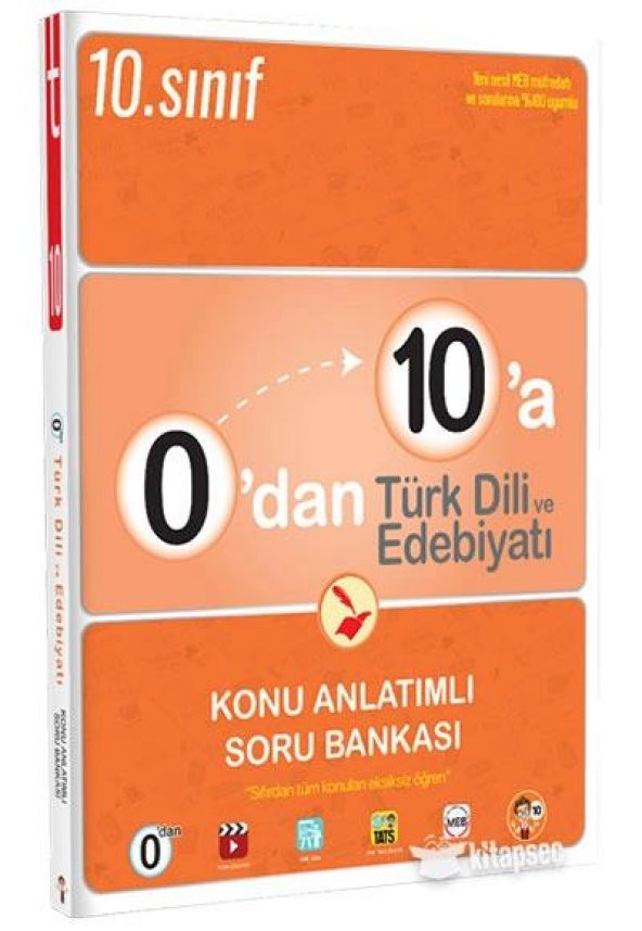 0 dan 10 a Türk Dili ve Edebiyatı Konu Anlatımlı Soru Bankası Tonguç Akademi