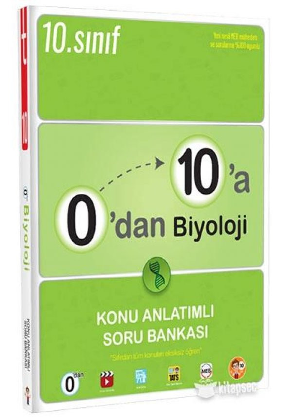 0dan 10a Biyoloji Konu Anlatımlı Soru Bankası Tonguç Akademi