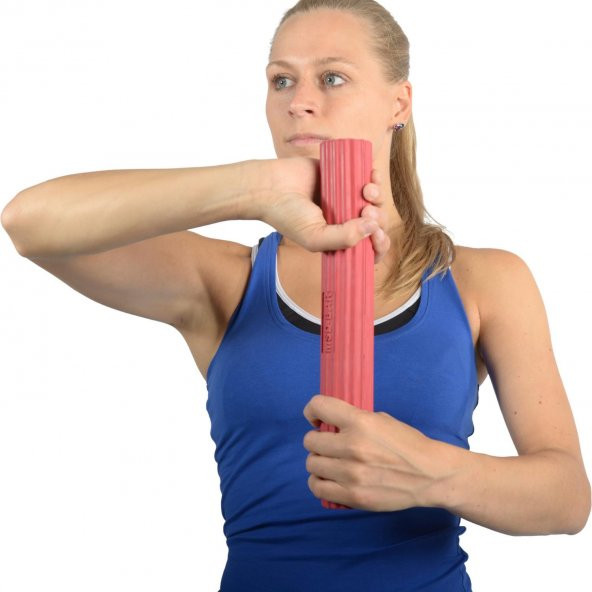 Flexbar El & Bilek Egzersiz Barı Kırmızı Renk Orta