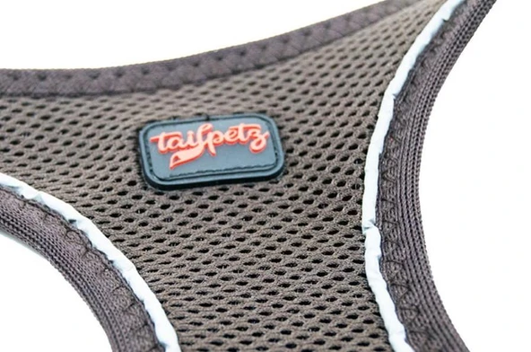 Tailpetz Air Mesh Harness Göğüs Tasması Brown Medium - Resim 5