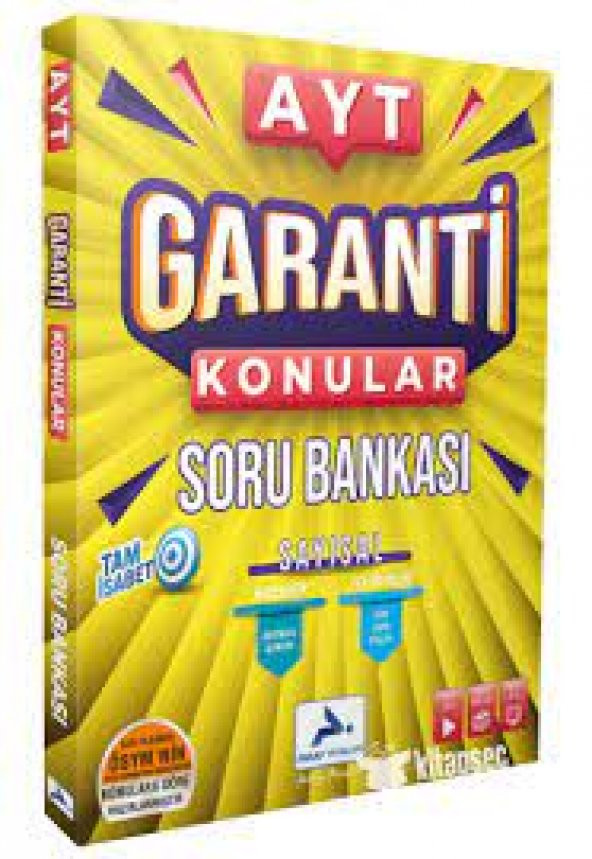 PARAF YAYINLARI  AYT SAYISAL GARANTİ KONULAR SORU BANKASI