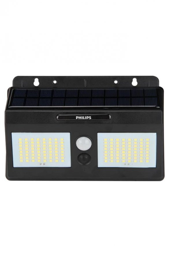 Philips BWS010 30W Solar Güneş Enerjili Duvar Aplik Beyaz Işık - Dış Mekan Sensörlü Aydınlatması