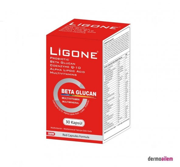 Ligone Beta-Glucan Probiotic Multivitamin 30 Kapsül