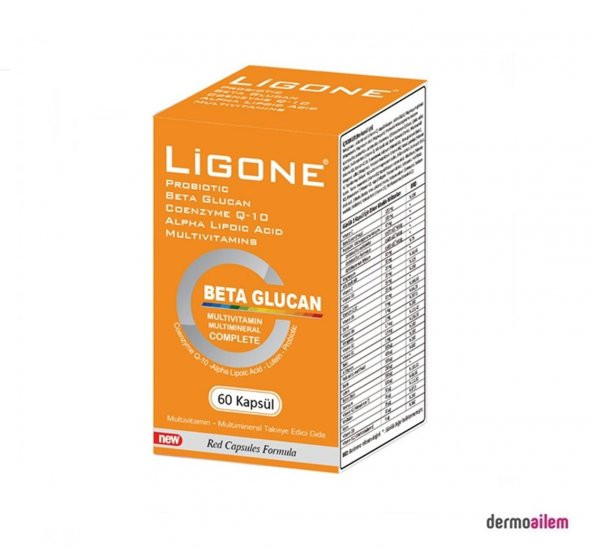 Ligone Beta Glucan Probiotic Multivitamin 60 Kapsül