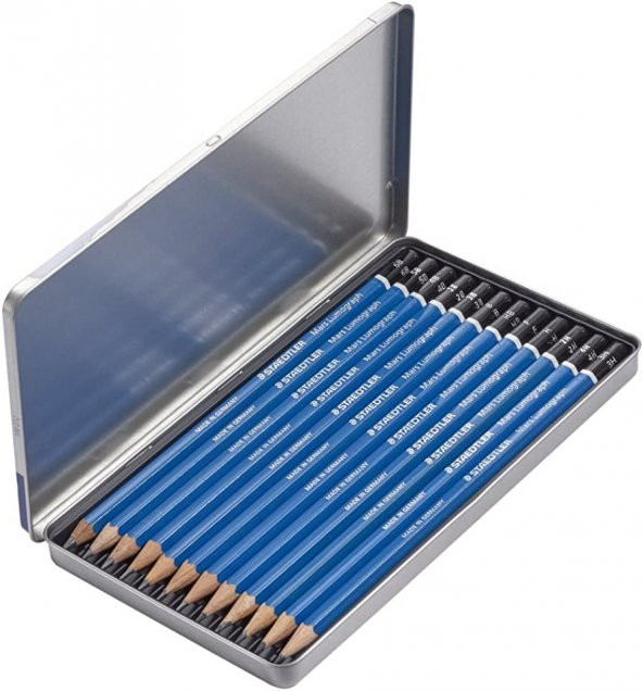 Staedtler Kurşun Kalem Mars Lumograph 12 Li Metal Kutuda 100 G12