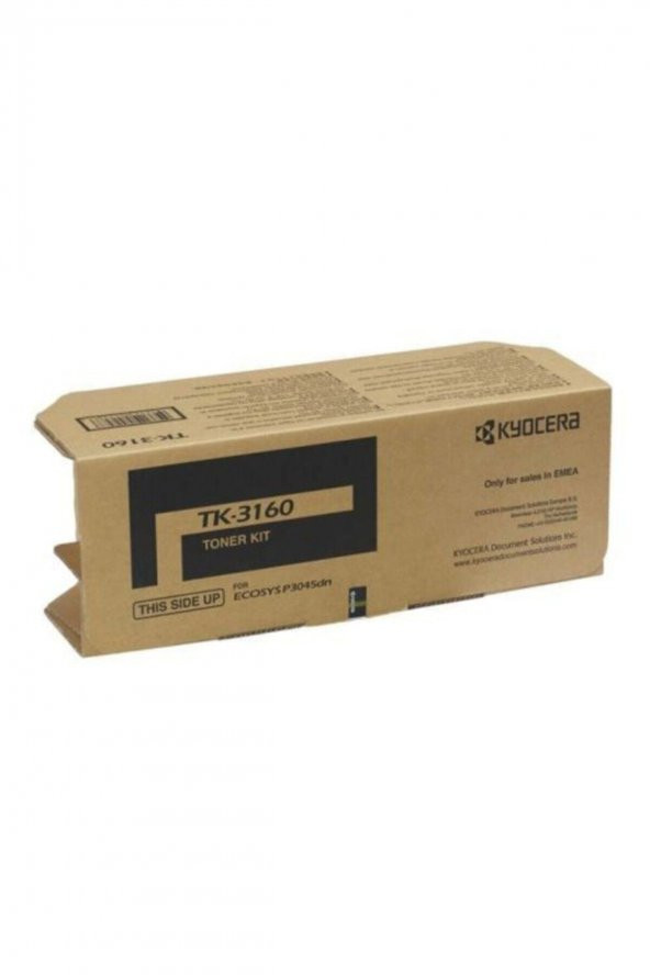 KYOCERA TK-3160 ORJİNAL TONER Ecosys P3045, P3055, P3060, P3065
