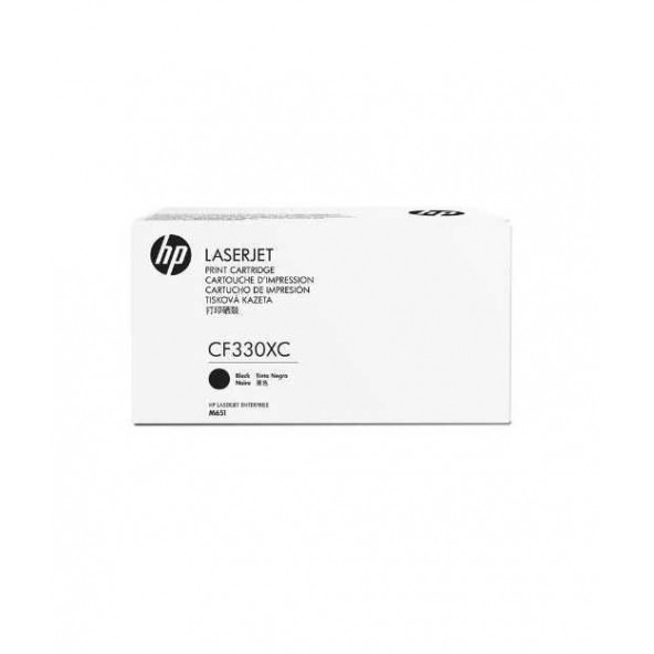HP CF330XC (654X) SİYAH ORJİNAL TONER Hp LaserJet M651 - 1