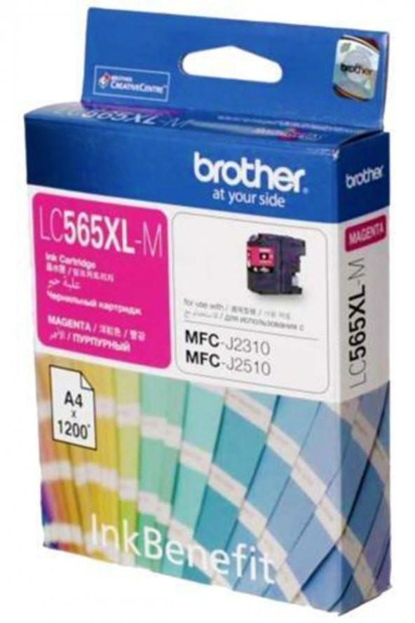 BROTHER LC565XLM KIRMIZI ORJİNAL KARTUŞ MFC-J3720 Yüksek Kapasite - 1