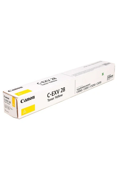 CANON C-EXV28 SARI ORJİNAL FOTOKOPİ TONERİ IR-C5045 / IR-C5051 / IR-C5250 / IR-C5255 ürün görseli 1