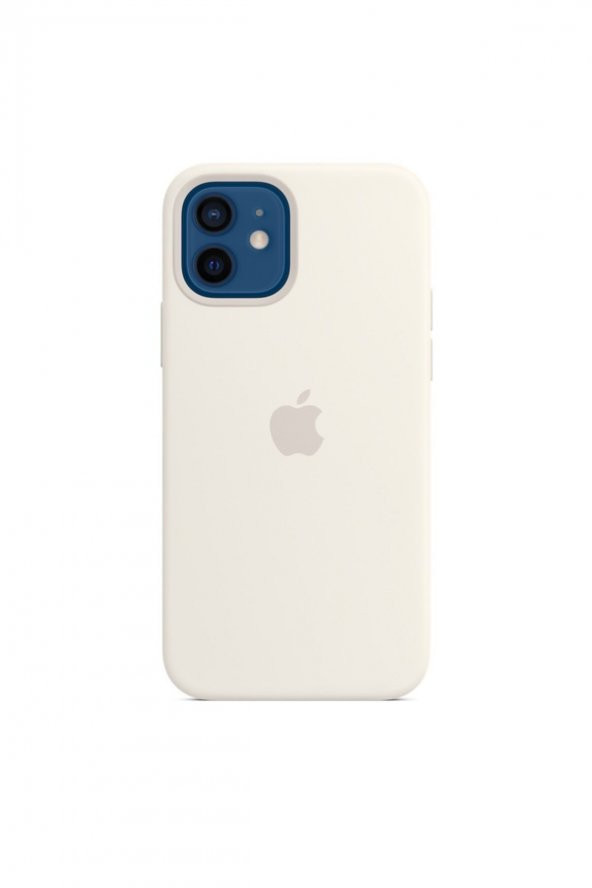 Mhl53zm/a Iphone 12/12 Pro Silicone Case With Magsafe - White