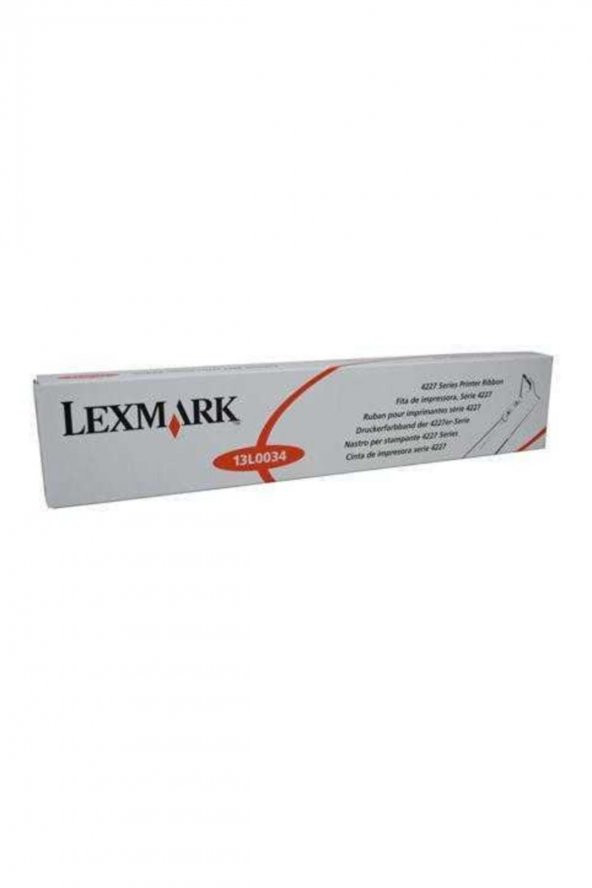 LEXMARK 4227 13L0034 ORJİNAL SİYAH ŞERİT ürün görseli 1