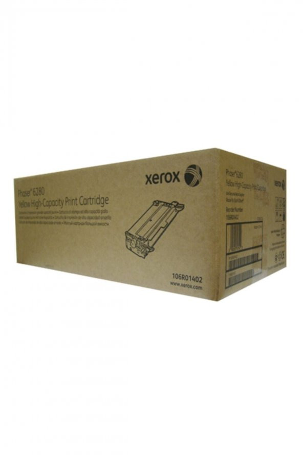 XEROX 6280 106R01402 SARI ORJİNAL TONER - YÜKSEK KAPASİTE ürün görseli 1