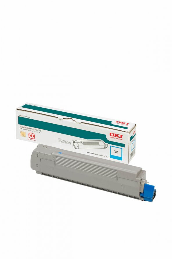 OKI 43459347 C3300-C3400-C3450-C3600 MAVİ TONER - 2