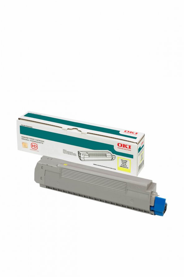 OKİ C8600-C8800 43487721 SARI ORJİNAL TONER ürün görseli 1