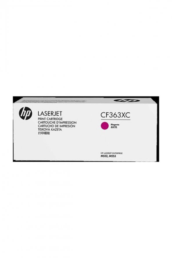 HP CF363XC (508X) KIRMIZI ORJİNAL TONER M552 / M553 ürün görseli 1