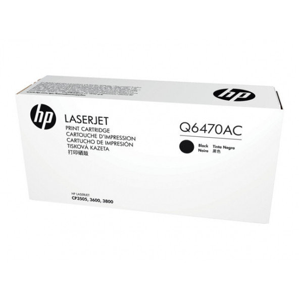 HP Q6470AC SİYAH ORJİNAL TONER - Laserjet 3600 / 3800 / CP3505