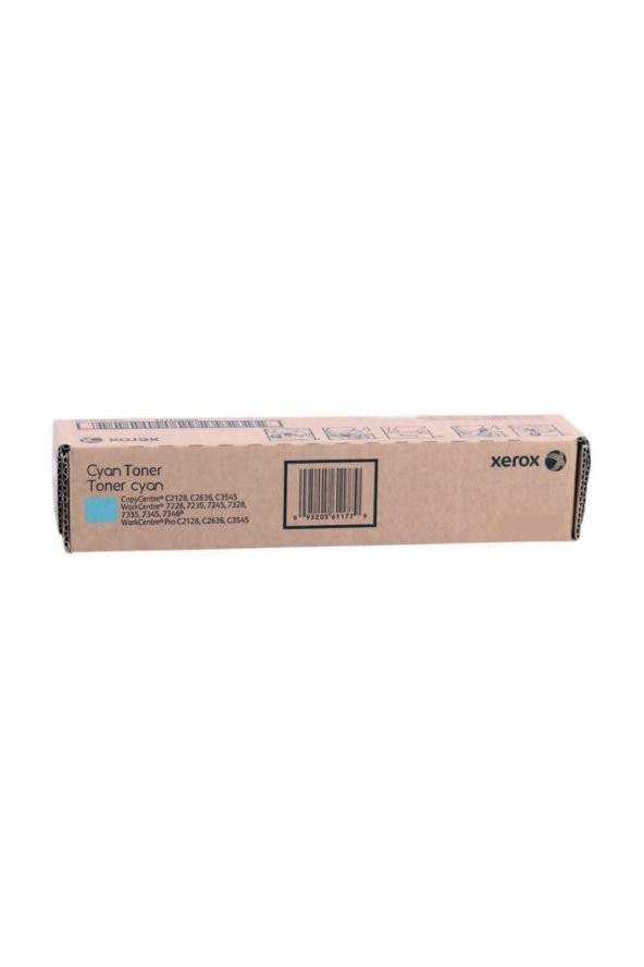 XEROX 006R01176 C2126 / C2128 / WC7328 / 7335 / 7345 MAVİ ORJİNAL TONER - 1