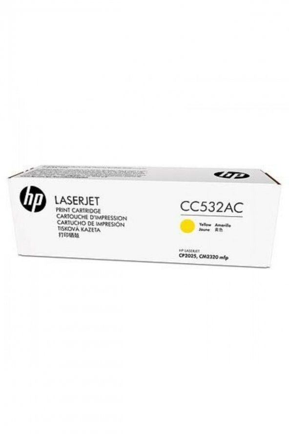 HP CC532AC SARI ORJİNAL TONER - CP2025 / CM2320 ürün görseli 1