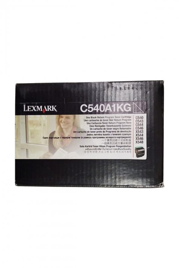 LEXMARK C540A1KG SİYAH ORJİNAL TONER-C540/C543/C544/X543/X544/X546