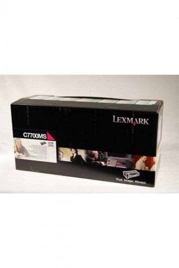 LEXMARK C7700MS KIRMIZI ORJİNAL TONER-C770/C772 Toneri - 1